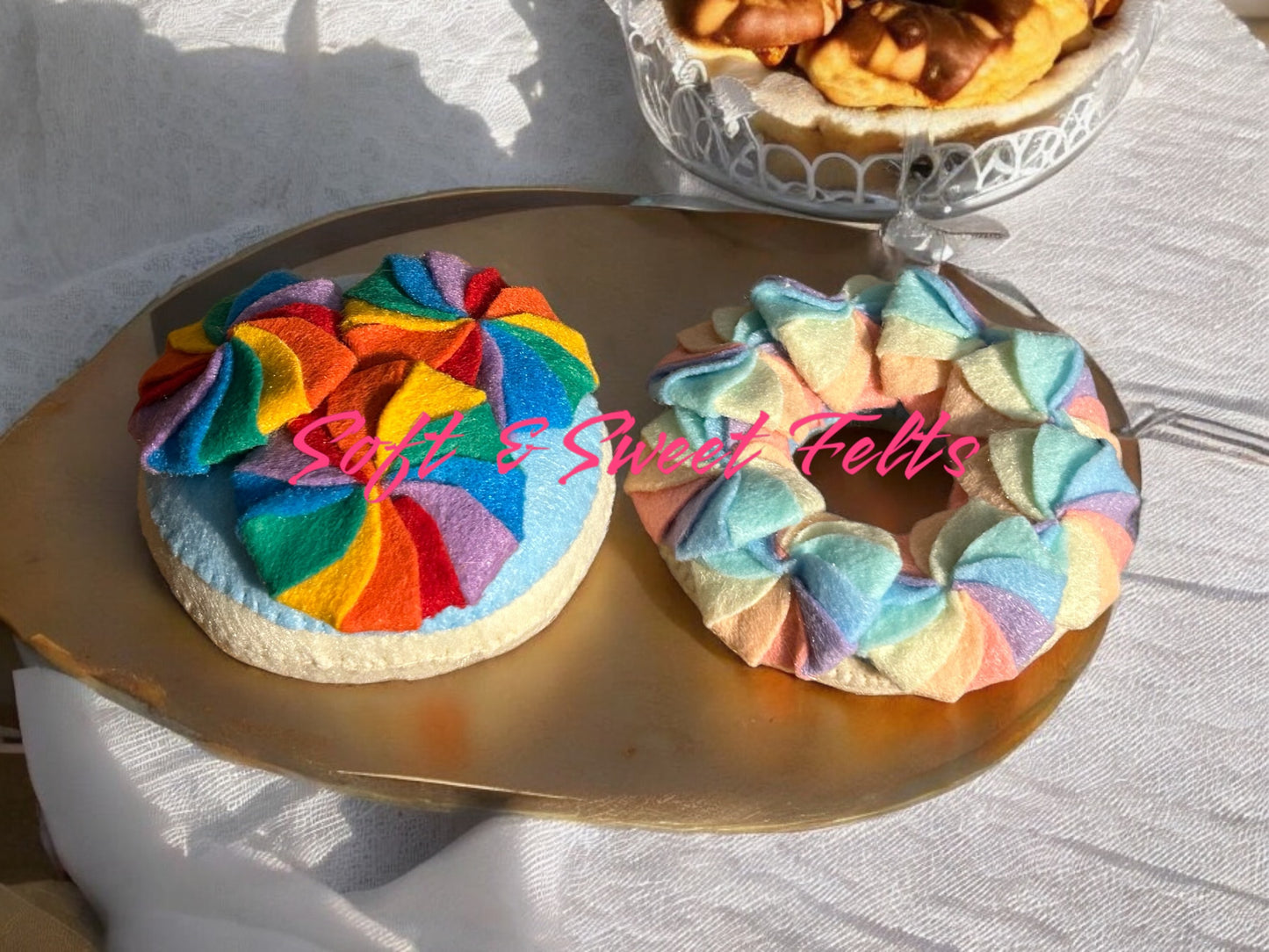 Stormy Rainbow Donuts